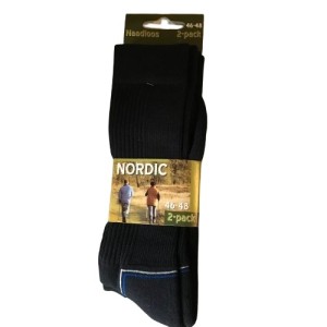 Nordic walking socks naadloos; maat assorti
